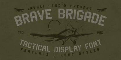 Brave Brigade Font Poster 1