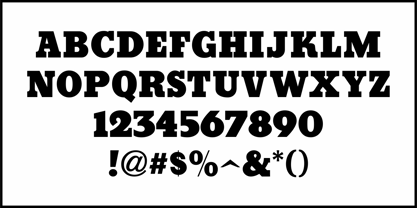 Serif Formal Oblique JNL Font Poster 3