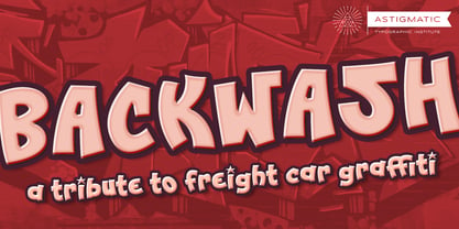 Backwash AOE Font Poster 1