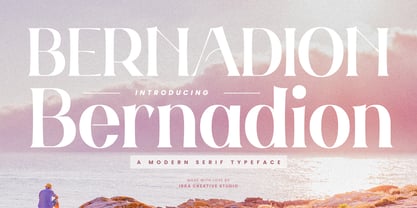 Bernadion Font Poster 1