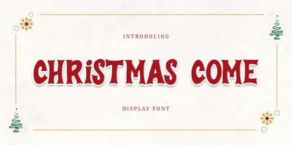 Christmas Come Font Poster 1