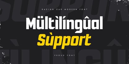 Proud Font Poster 8