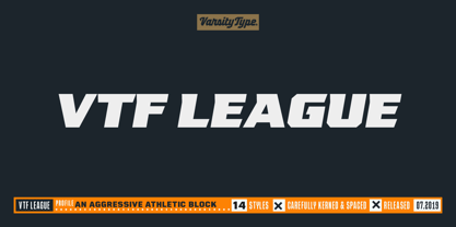 VTF League Font Poster 1