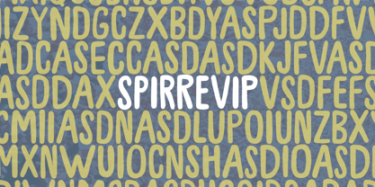 Spirrevip Font Poster 1