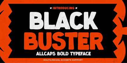 Blackbuster Font Poster 1