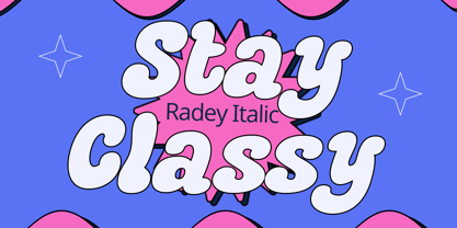 Radey Font Poster 2