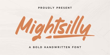 Mightsilly Font Poster 1