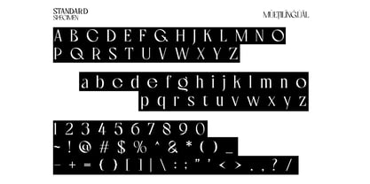 Locrian Font Poster 8