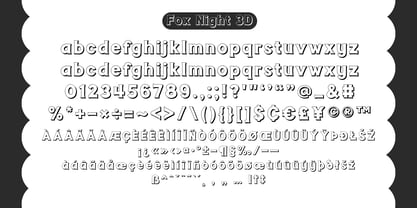 Fox Night Font Poster 10