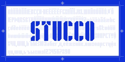 Stucco Font Poster 1