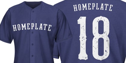 Homeplate Rough Font Poster 5