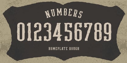 Homeplate Rough Font Poster 3