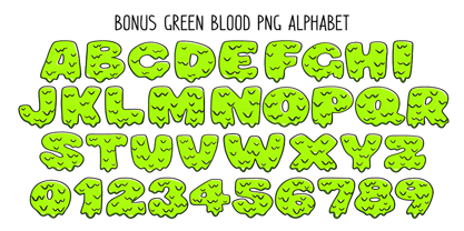 Zombie Drip Font Poster 5