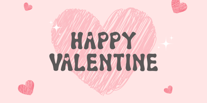 Pink Valentine Font Poster 6