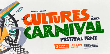 Cultures Carnival Font Poster 1