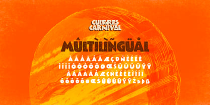 Cultures Carnival Font Poster 8