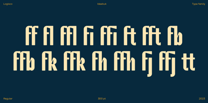 Logisco Font Poster 9