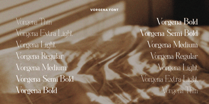 Vorgena Font Poster 10