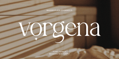 Vorgena Font Poster 1