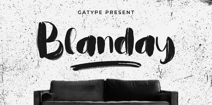 Blanday Font Poster 1