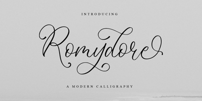 Romydore Font Poster 1