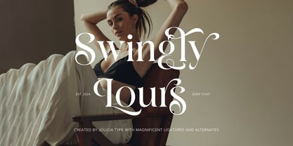 Swingly Lours Font Poster 1