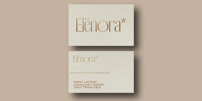 Signoria Font Poster 8