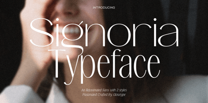 Signoria Font Poster 1