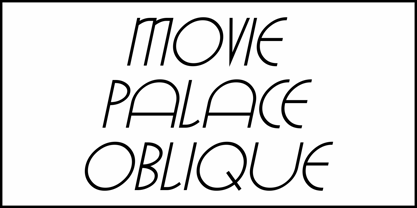 Movie Palace JNL Font Poster 4