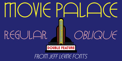 Movie Palace JNL Font Poster 1
