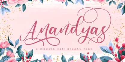 Anandyas Font Poster 1