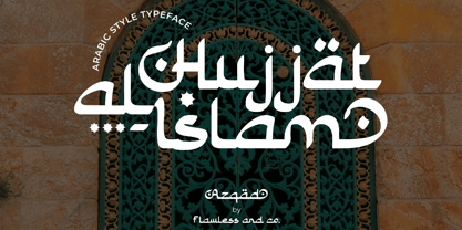 Azqad Font Poster 5