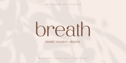 Breath PS Font Poster 1