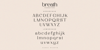Breath PS Font Poster 9