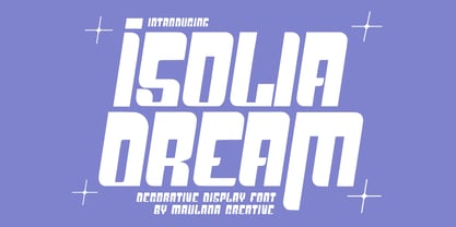 MC Isolia Dream Font Poster 1