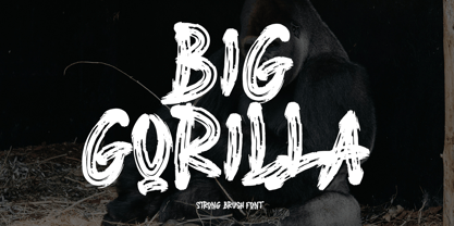 Big Gorilla Font Poster 1