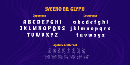 Sycero Font Poster 9