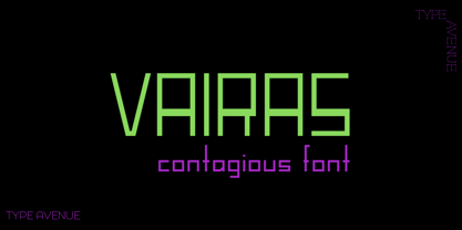 Vairas Font Poster 1