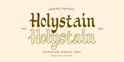 Holystain Font Poster 1