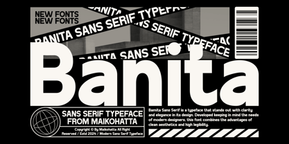 Banita Font Poster 3