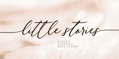 Little Stories Font Poster 1