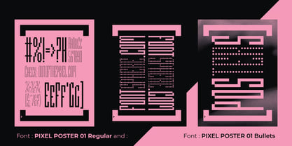 Pixel Poster 01 Font Poster 5