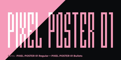 Pixel Poster 01 Font Poster 1