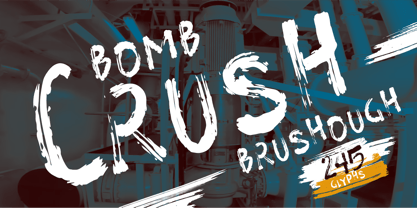 Brushough Font Poster 1