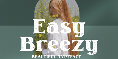 Easy Breezy Type Fuente Póster 1
