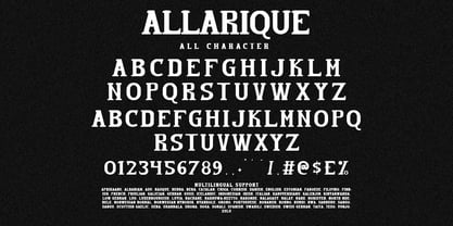 MC Allarique Font Poster 8