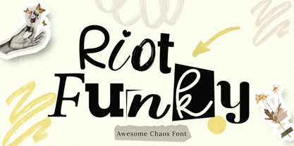 Riot Funky Font Poster 1