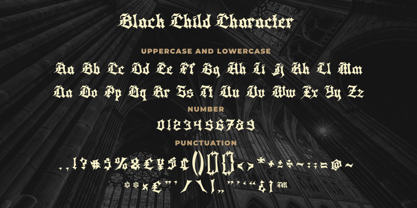 Black Child Font Poster 6