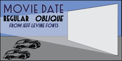 Movie Date JNL Font Poster 1