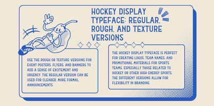 Hockey Font Poster 8